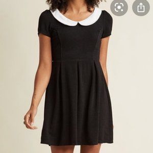 ModCloth/Sunny Girl A-Line Dress in Black (S)